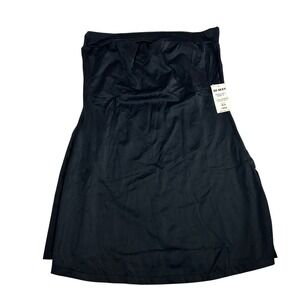 So Sexy VTG Y2K Lycra Showgirl Dancing Outfit Skirt Black Large Made USA NWT